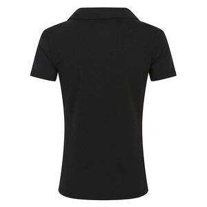 BASE MILANO Women's Classic Polo Shirt Women BLACK T-Shirts & Tops